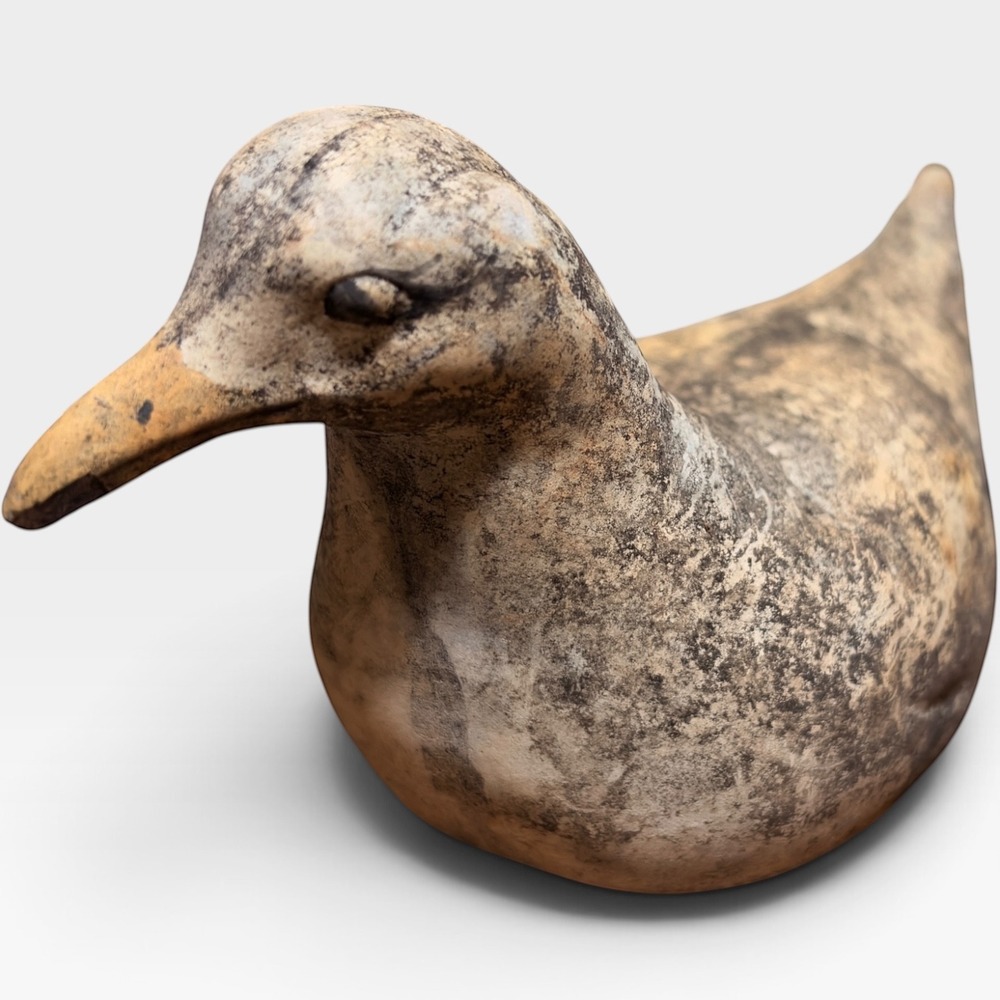 VTG Wabi-Sabi Seagull Hollow Clay Seabird Folk Art Coastal - Picture 5 of 10